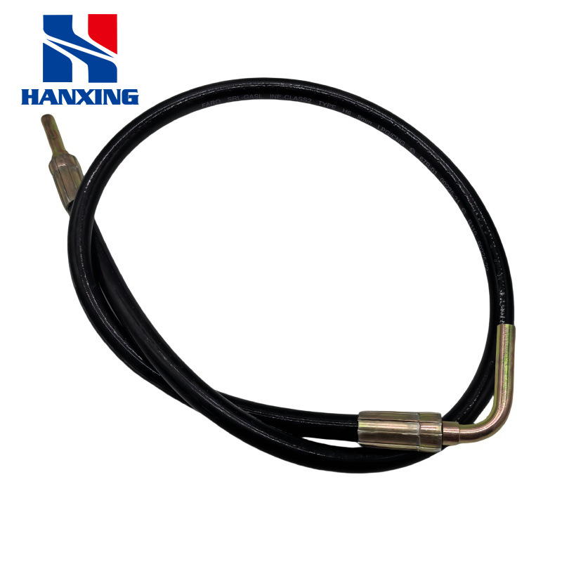 LPG/CNG汽车油改气改装弯头钢鞭软管燃气汽车配件