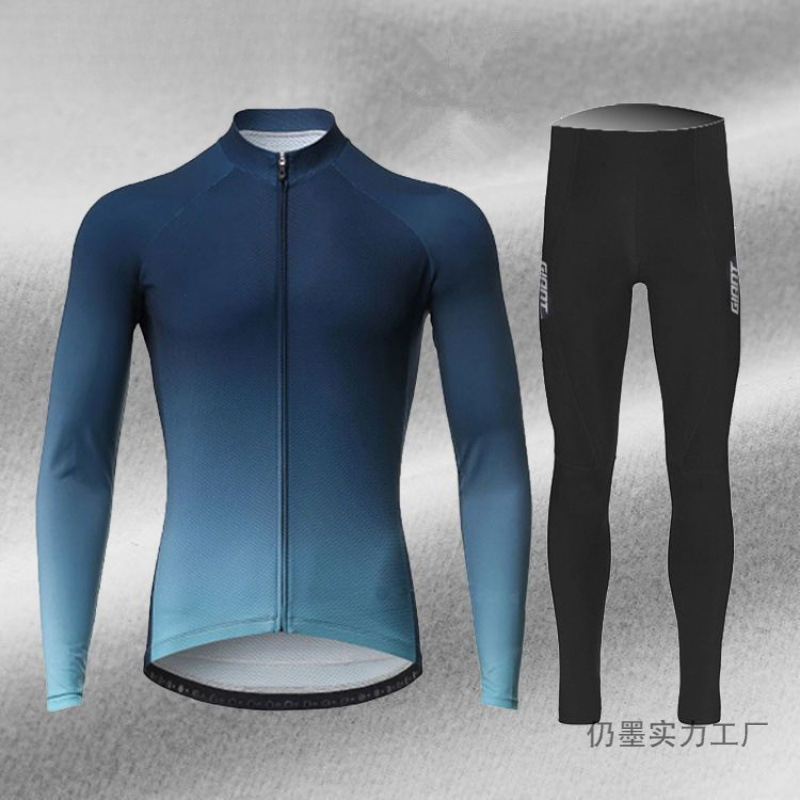 Spring and Summer Thin Quick-Drying Sun Protection Cycling Clothing Long-Sleeved Suit Men's and Women's Mountain Road Cycling Equipment