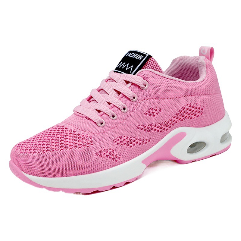 Zapatos de Mujer 2025, Nuevos Zapatos con Amortiguación de Aire, Estilo Coreano, Tendencia de Moda, Comercio Exterior, Zapatos de Mujer con Suela Suave, Transpirables y Deportivos