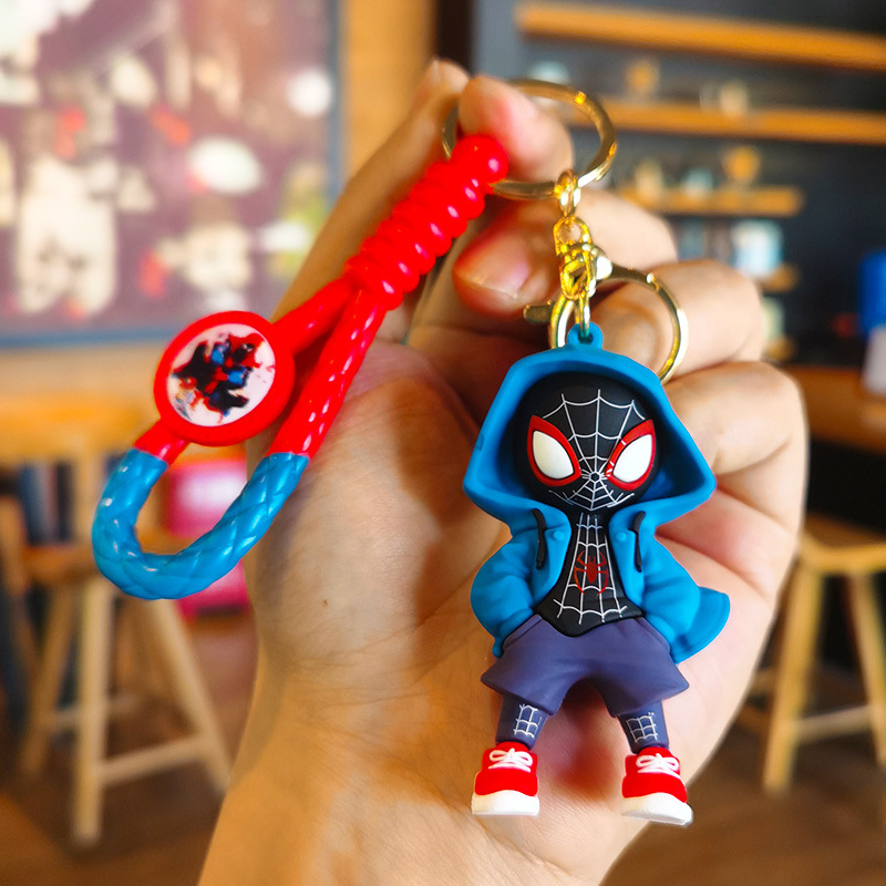 Chaqueta explosiva Spider-Man compilación de marvel llavero muñeca máquina de comercio exterior regalo de mano pequeño regalo image 7