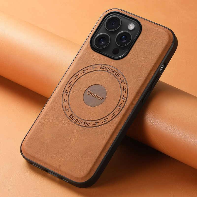 Suitable for Iphone17Promax Wireless Charging Mobile Phone Leather Case Magsafe Magnetic Protective Case Samsung S26U Suitable for Iphone17Promax Wireless Charging Mobile Phone Leather Case Magsafe Magnetic Protective Case Samsung S26U