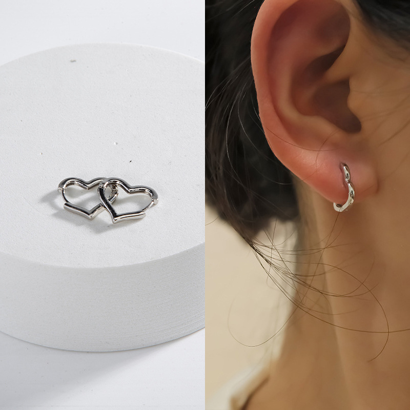 D0014爱心小号-银色