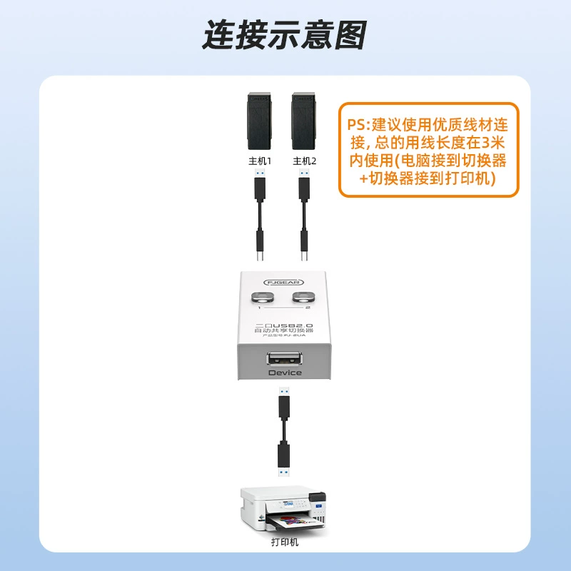 USB автоматический принтер общий девайс Feng Jie Yingchuang два-в-одном горячий-ключ оболочка переключатель кнопка офис