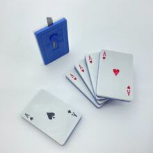 跨境批发创意扑克牌美工刀拆快递小号开箱器办公便携切割雕刻刀