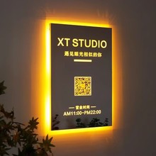 定制创意灯箱LED广告展示牌镂空个性铁艺门头招牌悬挂悬挂式