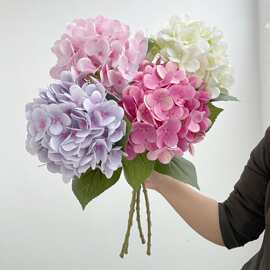 高仿真3D手感绣球花假花家居装饰梦幻人造婚礼绣球花样板间摆设花