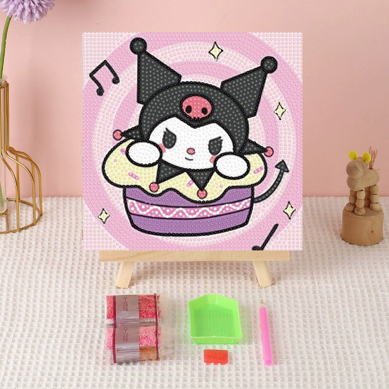 Алмазная вышивка (canvas) Genshin Impact DIY, 20×20 / 30×30, деревянная внутренняя рама и набор инструментов