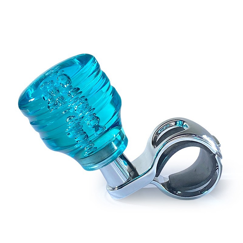 Jdm Car Truck Steering Wheel Auxiliary Handle Power-Assisted Rotating Knob Ball Acrylic Universal Power Ball