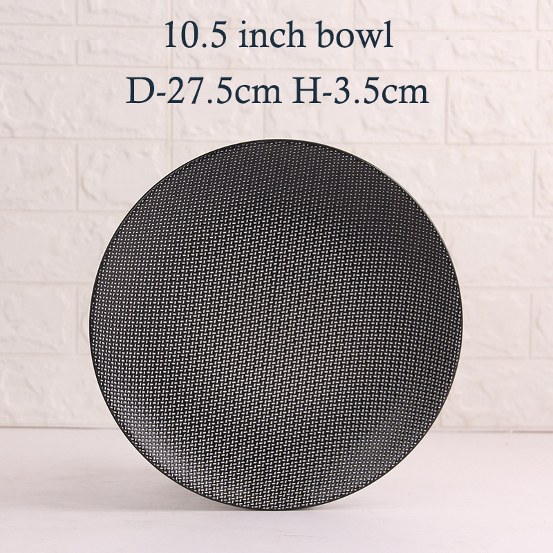 Creativo occidental cerámica vajilla nórdico plato traje