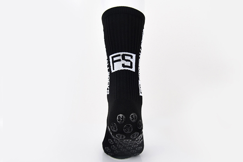Kompressions-Fußballsocken für Erwachsene – Atmungsaktive Beinstulpen mit Schienbeinschutz, feuchtigkeitsableitendes Strickdesign für Sport und Training_voghion.com