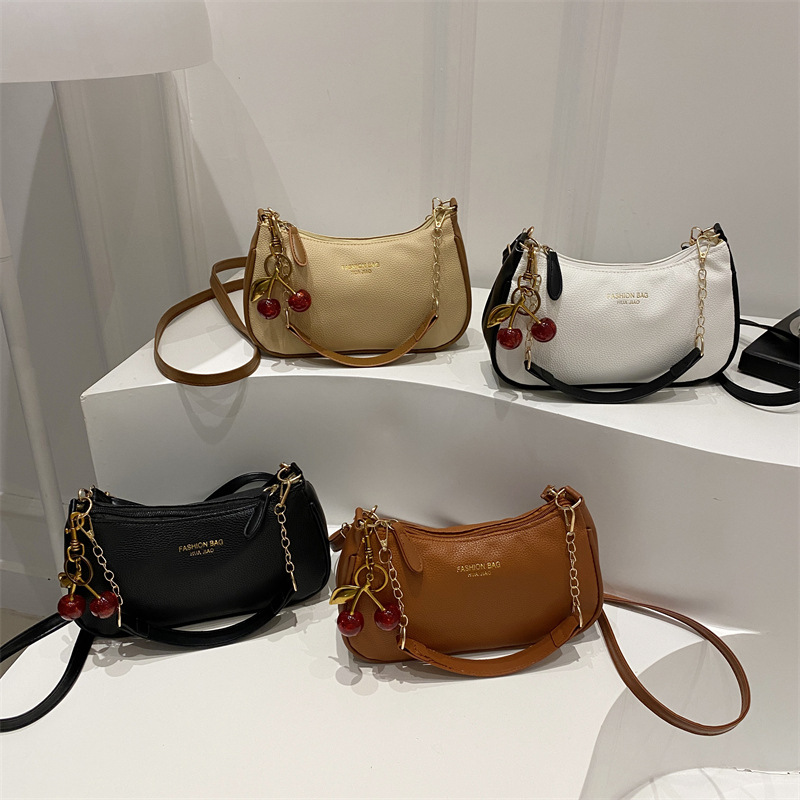 Underarm Bag for Women 2025 New Trendy Fashion Single Shoulder Handbag with High-Quality Texture, Stylish Pebbled Pattern Office Small Bag