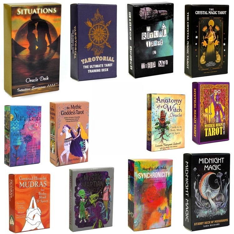 Tarot Cards English Tarot Cards Oracle Cards Board Game Cards...