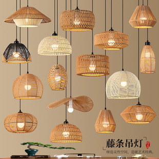 藤编吊灯