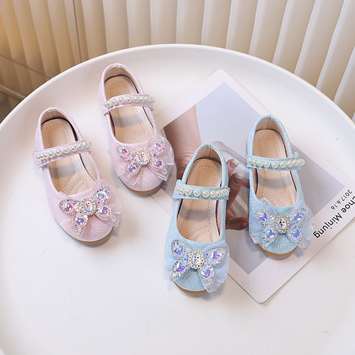 Children's leather shoes, girls 'princess shoes, spring and autumn new style, little girl's soft-sole performance shoes, non-slip single-layer shoes, baby
