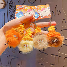 小鼻噶系列摘星小煤球对装公仔手机绳挂件可爱背包汽车钥匙链挂饰