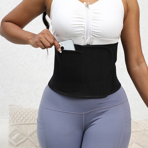 Amazon Cross-border Sweatproof Unisex Silver Sport Waist Belt Running Fitness Waist Trimmer
