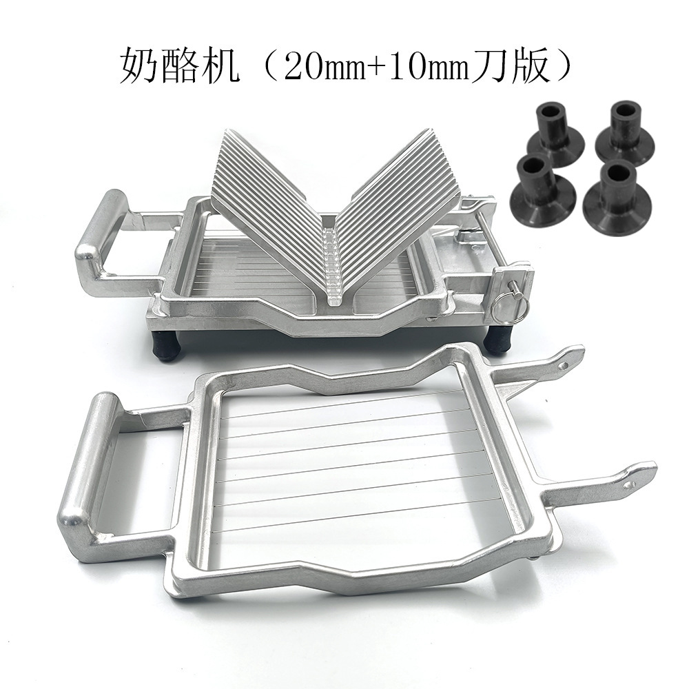 Pan queso Queso rebanadora comercial 304 cuchillo de acero inoxidable queso tostado multifunción manual rebanadora