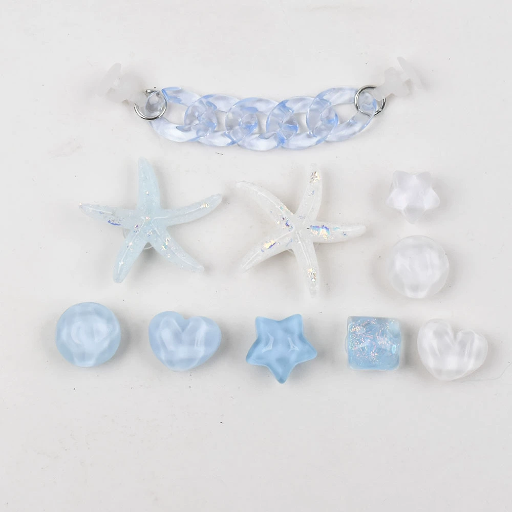 Transparent accessory, removable decorations, footwear buckle, DIY