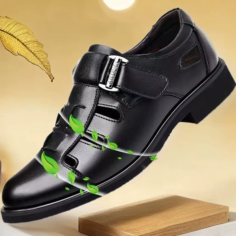 Сандалии мужские 2025 лет новые полые дыры