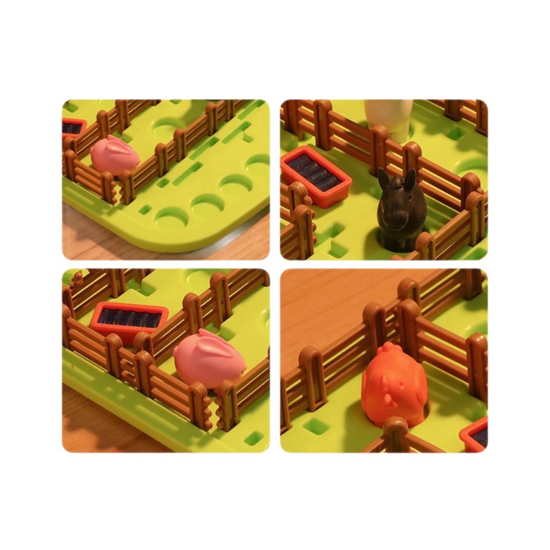 Granjeros inteligentes empalmado pensamiento lógico de los niños sentido espacial juguetes de entrenamiento de razonamiento de 4 - 12 años de edad despacho de aduanas juegos de mesa
