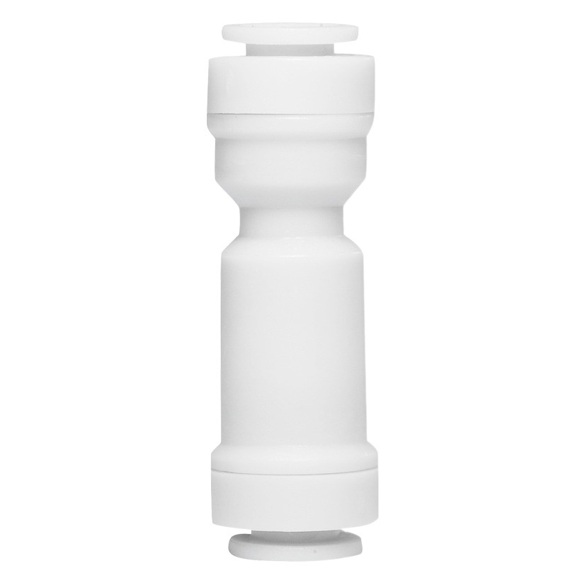 Válvula de retención de 2 minutos sin tarjeta doméstica de paso recto RO purificador de agua válvula de retención purificador de agua accesorios de interruptor de válvula de purificador de agua