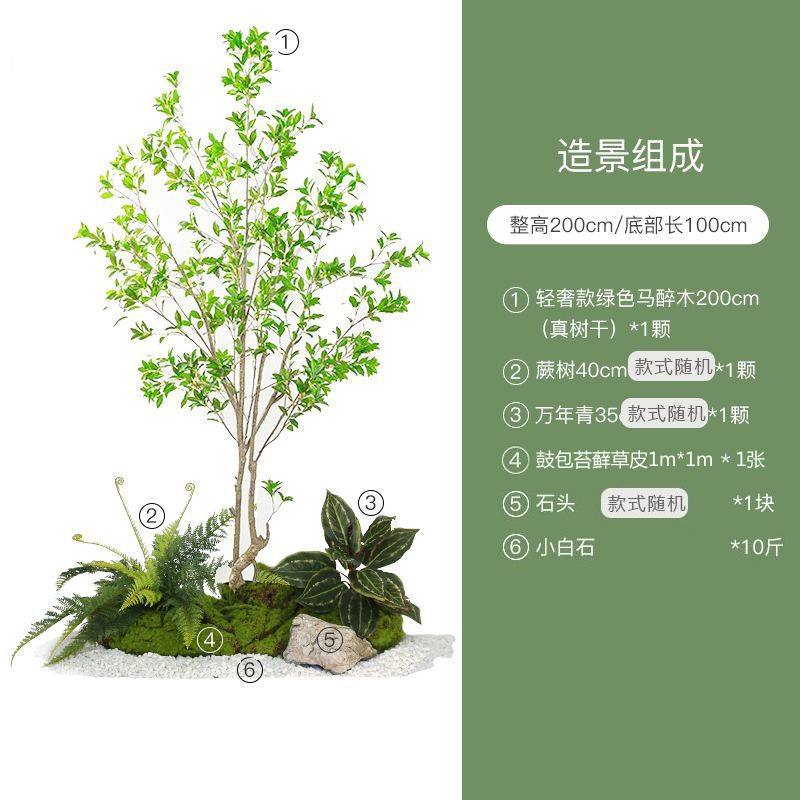 装飾木のショーウインドーの偽植物の景観は景樹の旅人の室内の客間の置物を作って緑の植造景の組み合わせをシミュレーションします。|undefined
