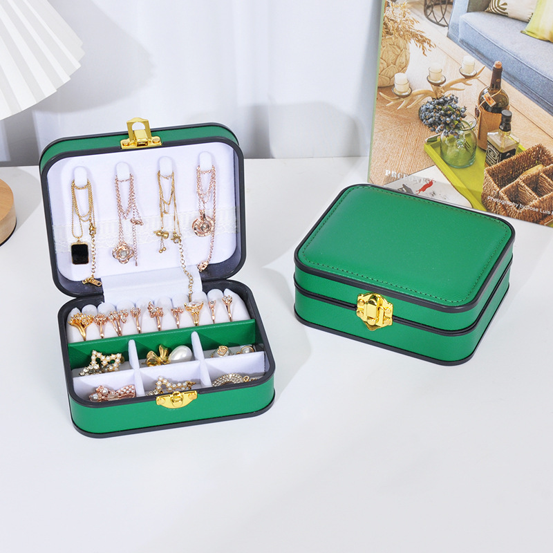 검은색 가장자리 녹색; 새로운 스타일(잠금 장치 포함) 13.5*11.5*5.2CM