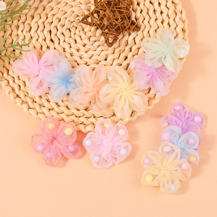 DIY Handmade Materials Girls' Jewelry Clothing Shoes and Socks Bag Decoration Materials Colorful Balls Lace Flowers Semi-Finished Accessories
