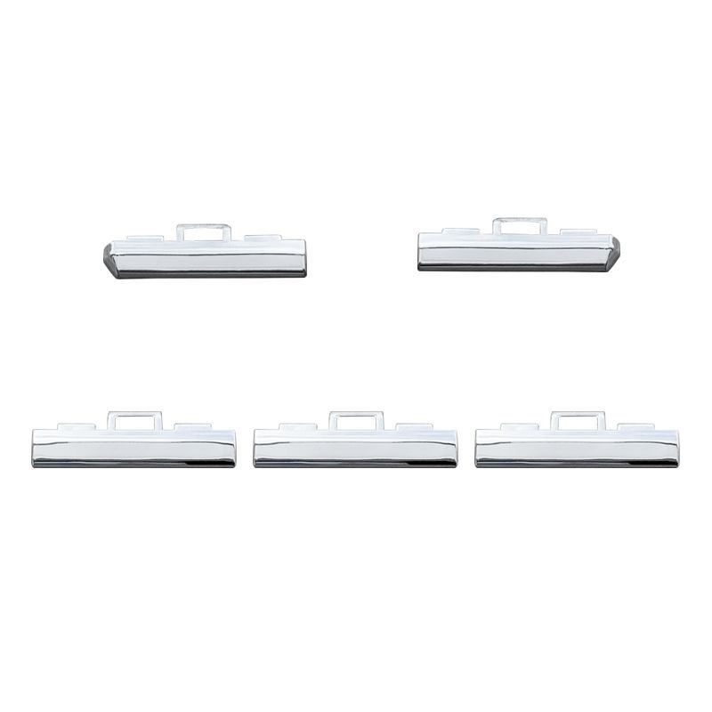Suitable for Porsche Maca center console display key plating trim Macan button silver trim