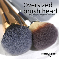 超大號散粉刷 金銀尖柄蓬鬆軟毛一支裝腮紅刷蜜粉刷化妝刷 批發