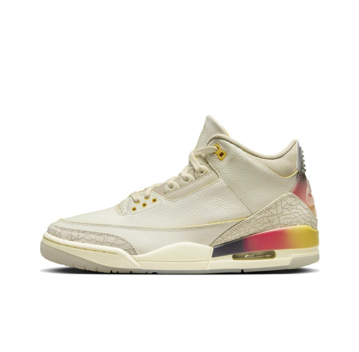 Putian Junyuan AJ3 Zapatillas de baloncesto de combate real Fujiwara Hiroshi Racing North Carolina Blue Sakura Polen Joe 3 hombres y mujeres cojín de aire blanco rojo