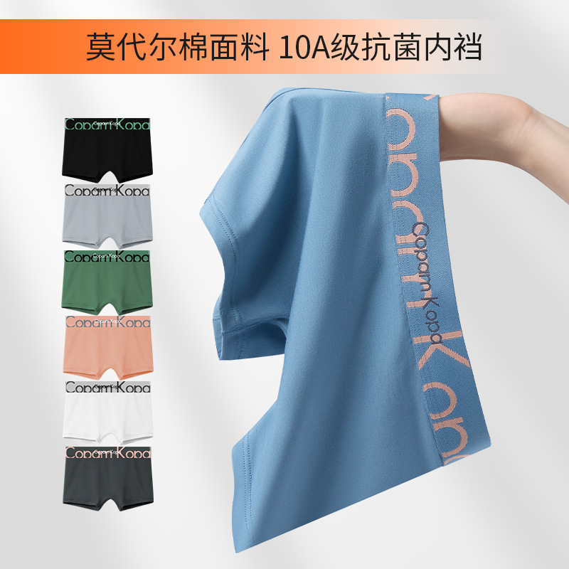 Women's Underwear Women's Summer Modal Cotton Boxer Anti-Light Two-In-One Seamless Breathable Boxer Leggings