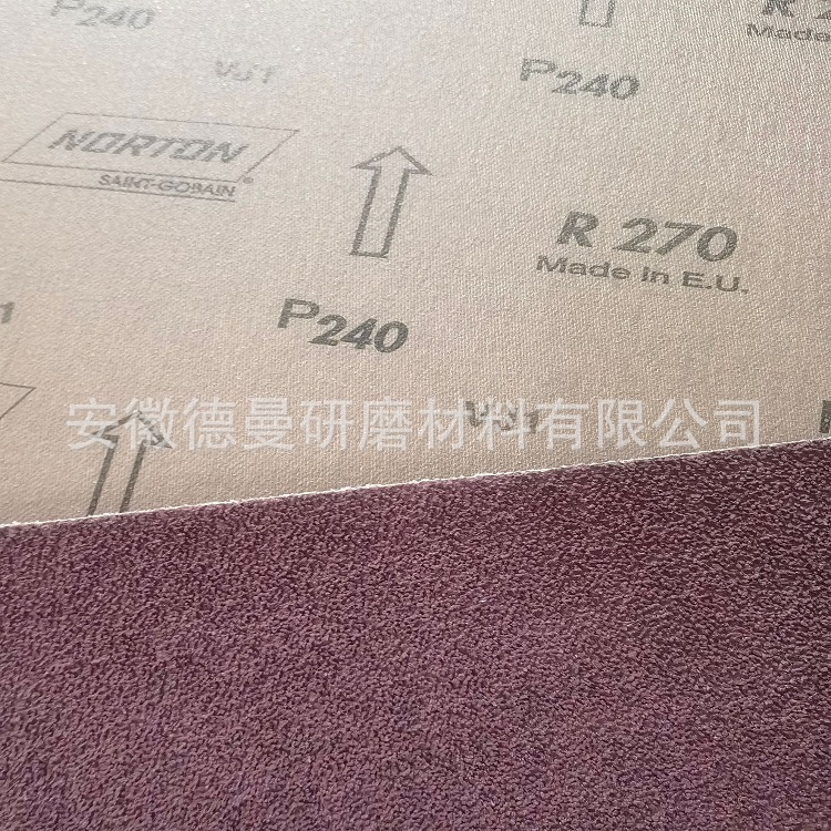 美国诺顿Norton R270 R275堆积磨料砂带 封头压力容器抛光带