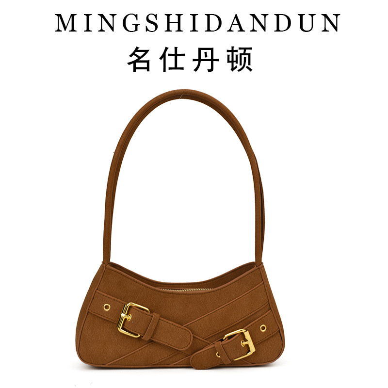 Bolsos de alta sensación, nicho de diseño, mujeres, 2025 nuevo bolso de mano universal, bolso de hombro retro de moda universal