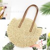 Small straw beach one-shoulder bag for leisure, shoulder bag