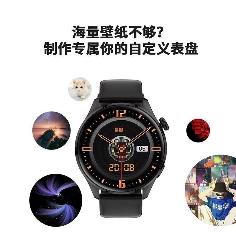 华强北2025新款GT5Pro watch4智能手表接打电话心率血压软件下载|undefined