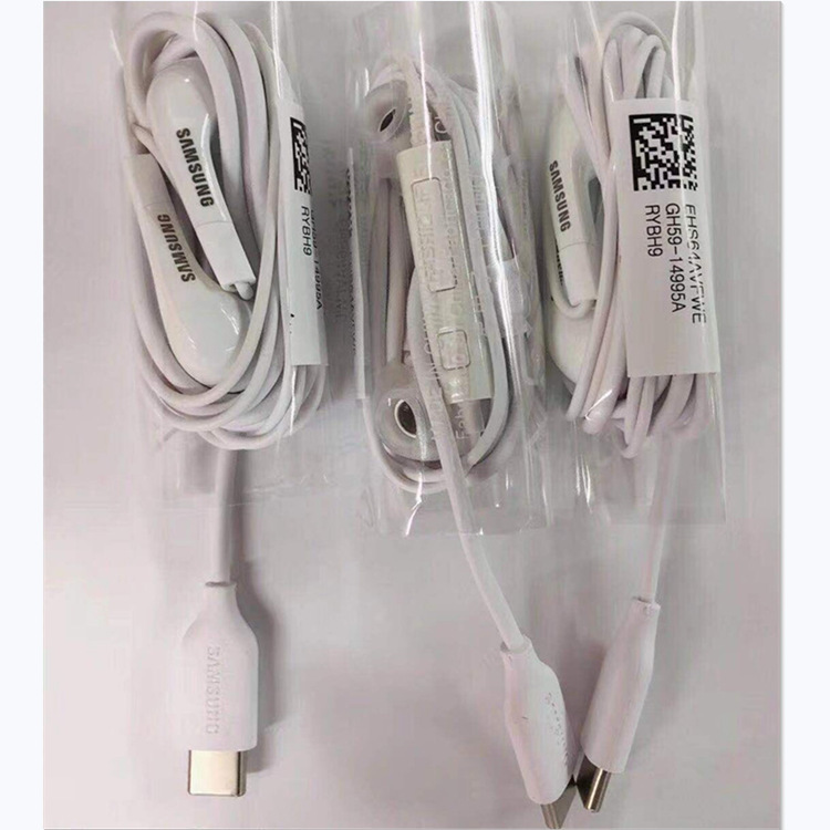 A8s/a9s Original Genuine Headphones Are Suitable for Samsung Note10 S21 Wire-Controlled Headphones TYPE-C Universal Headphones