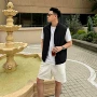 速干运动立领短袖马甲