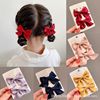 Children's hairgrip with bow, cute hair accessory for princess, bangs, hairpins, internet celebrity