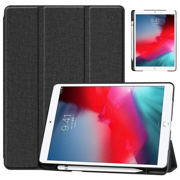 For ipad 10.2 protective cover with Pen slot ipad9.7/10.5 silicone ipad pro11 protective cover