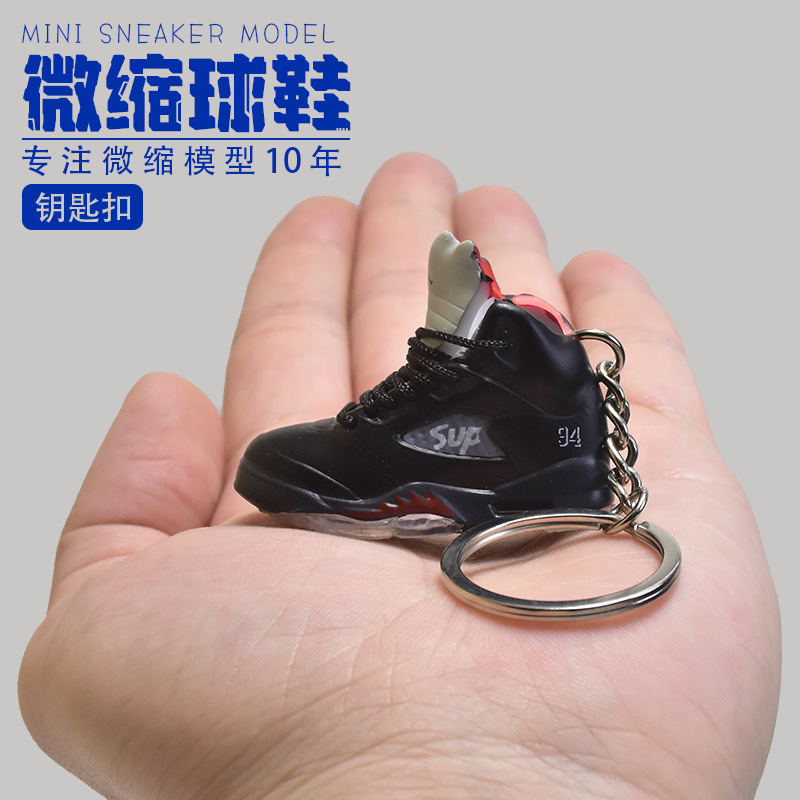 1/6 Mini Shoe Model aj2-13 Basketball Shoes Bag Accessories Personality Boyfriend Birthday Gift aj Keychain