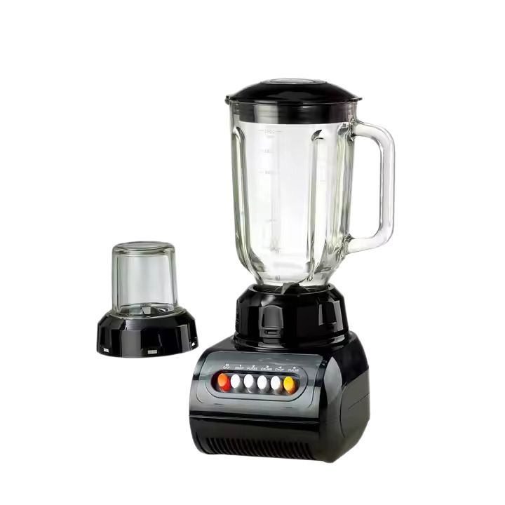 QiLi transfronterizo multifunción cocinadora 1.5L jugo doméstico multipropósito mezclador 4 velocidad ajustable taza de plástico