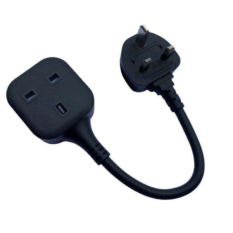 厂家批发英规大功率电源延长线3*1.25m²  13A插头电源插头延长线