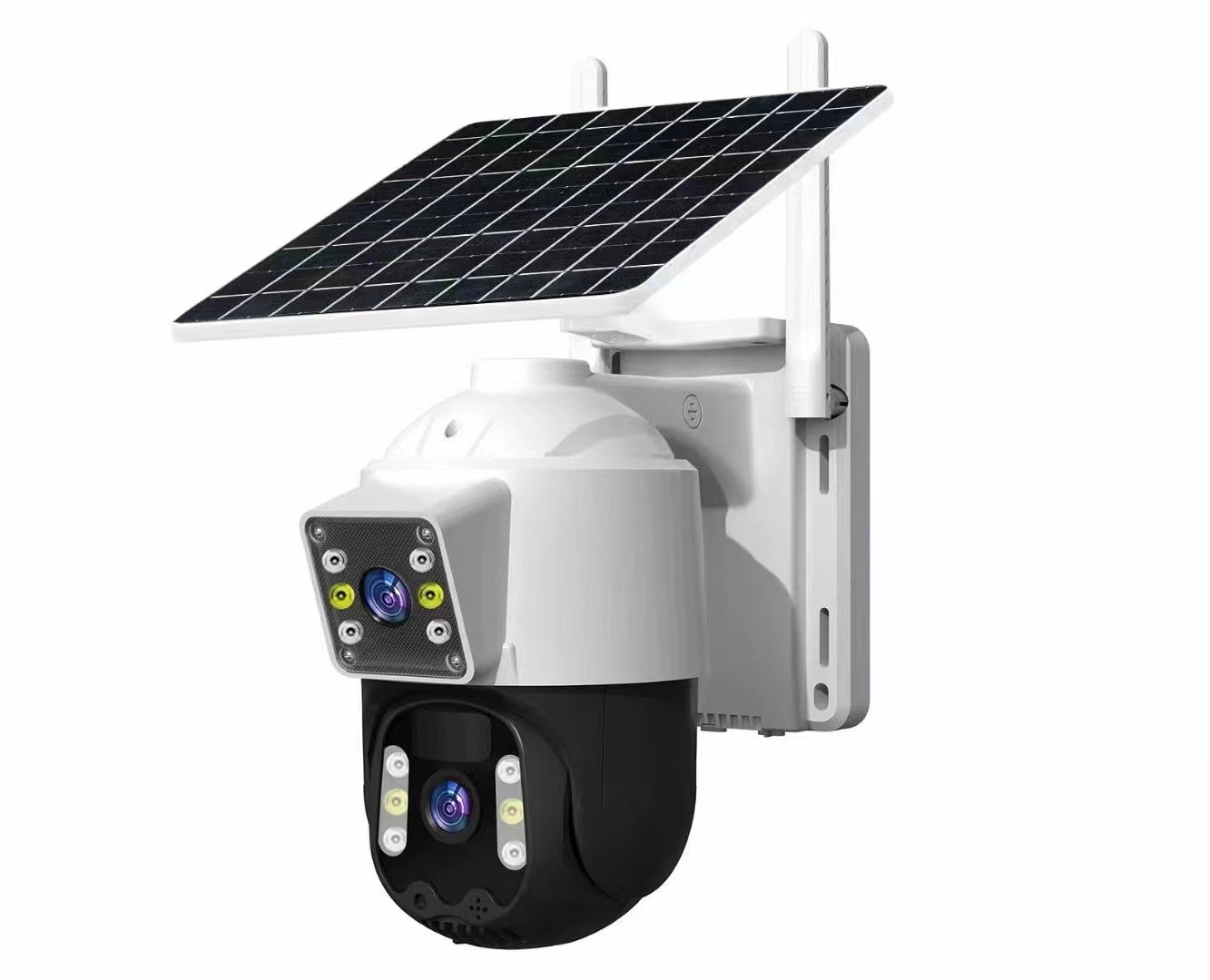 V380太阳能solarcctv摄像头家用手机远程双镜头室外4g太阳能监控详情22