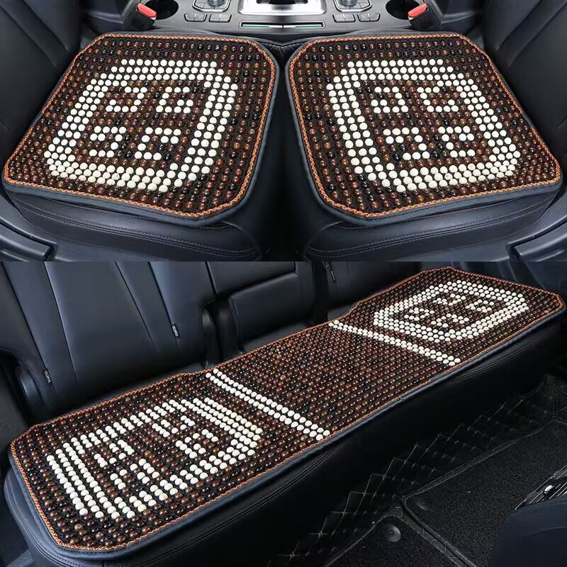 Car Seat Cushion, Qìchē Seat cushion, seat cover - 3d-mesh-prosperity-and-peace-three-piece-set