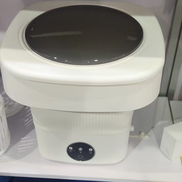 학생 기숙사 미니 접이식 세탁기 가정용 속옷 양말 작은 세탁기 아기 옷 세탁기