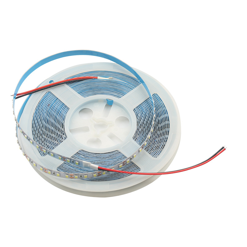 Suministro directo de fábrica tira de luz LED autoadhesivo 120 perlas de baja tensión 12V Luz lineal 8mm tira de luz del Gabinete tira flexible de luz suave