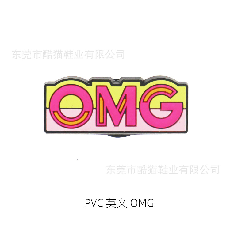 Nuevo agujero zapatos decorativos hebilla accesorios agujero zapatos flor zapato hebilla PVC dibujos animados jardín zapatos superior accesorios inglés