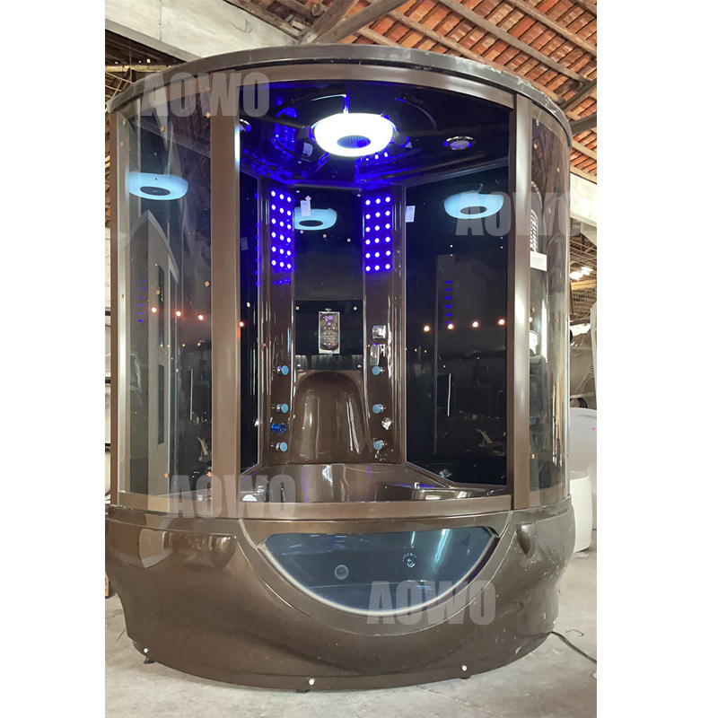 Baño integrado baño de vapor sala de ducha bañera de acrílico de doble uso baño de masaje de surf baño integrado