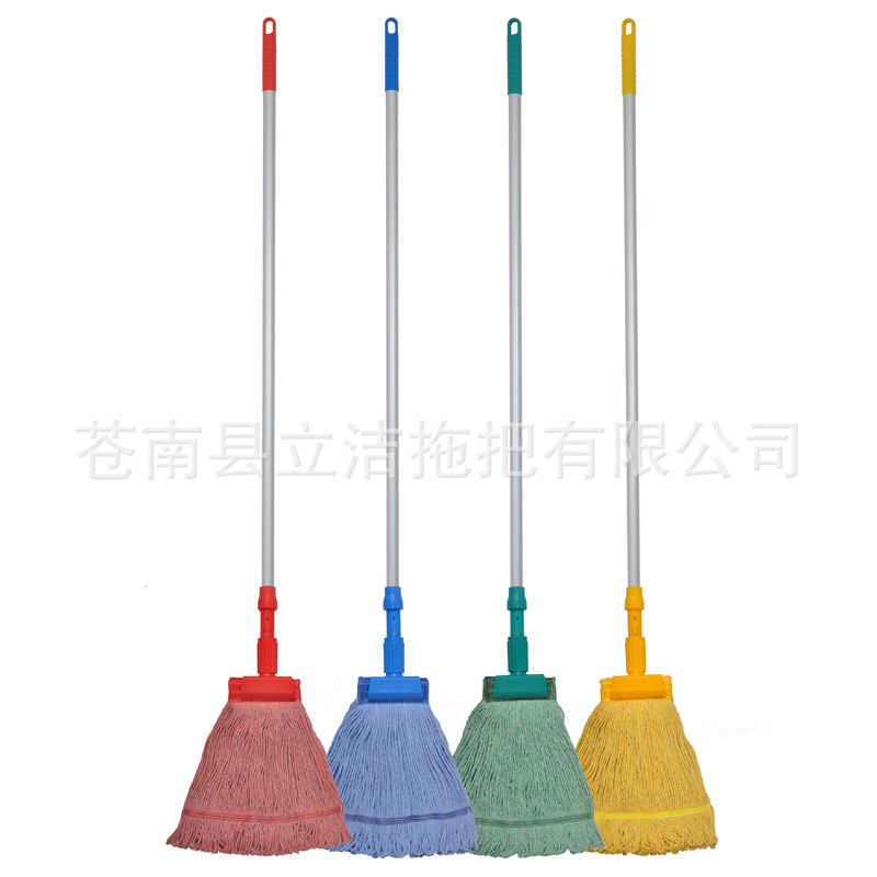Professional Customized Ordinary Household Mop Korean Style Thickened Wax Mop Water Mop Cotton Mop Head KFC Same Style Hospital
